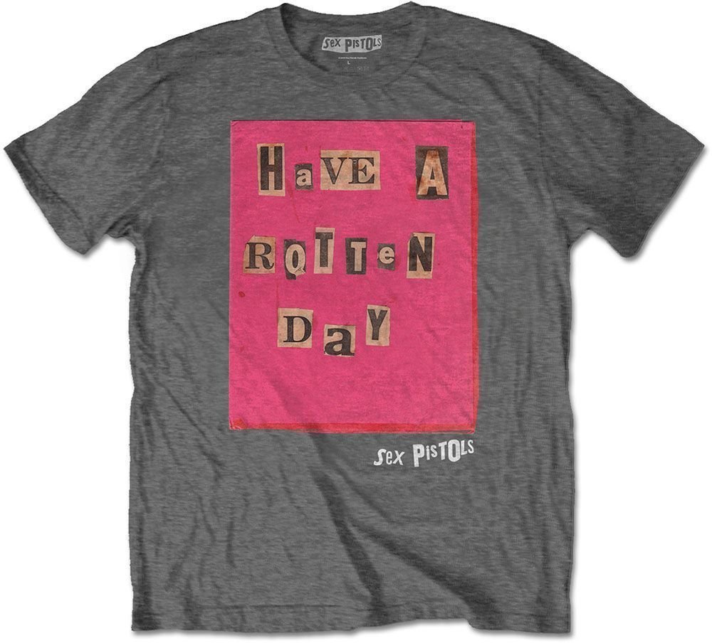 T-Shirt Sex Pistols T-Shirt Rotten Day Charcoal Grey S