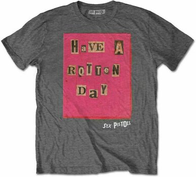 T-Shirt Sex Pistols T-Shirt Rotten Day Charcoal Grey S - 1
