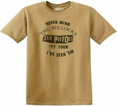 T-Shirt Sex Pistols T-Shirt Seen 'Em Old Gold M - 1