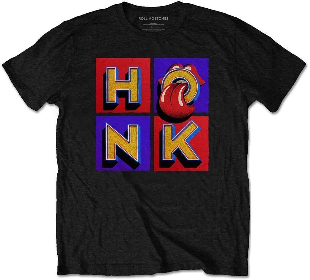T-Shirt The Rolling Stones T-Shirt Honk Album Black L