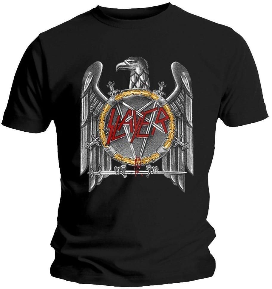 T-Shirt Slayer T-Shirt Silver Eagle Unisex Black XL