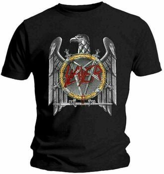 T-Shirt Slayer T-Shirt Silver Eagle Unisex Black XL - 1
