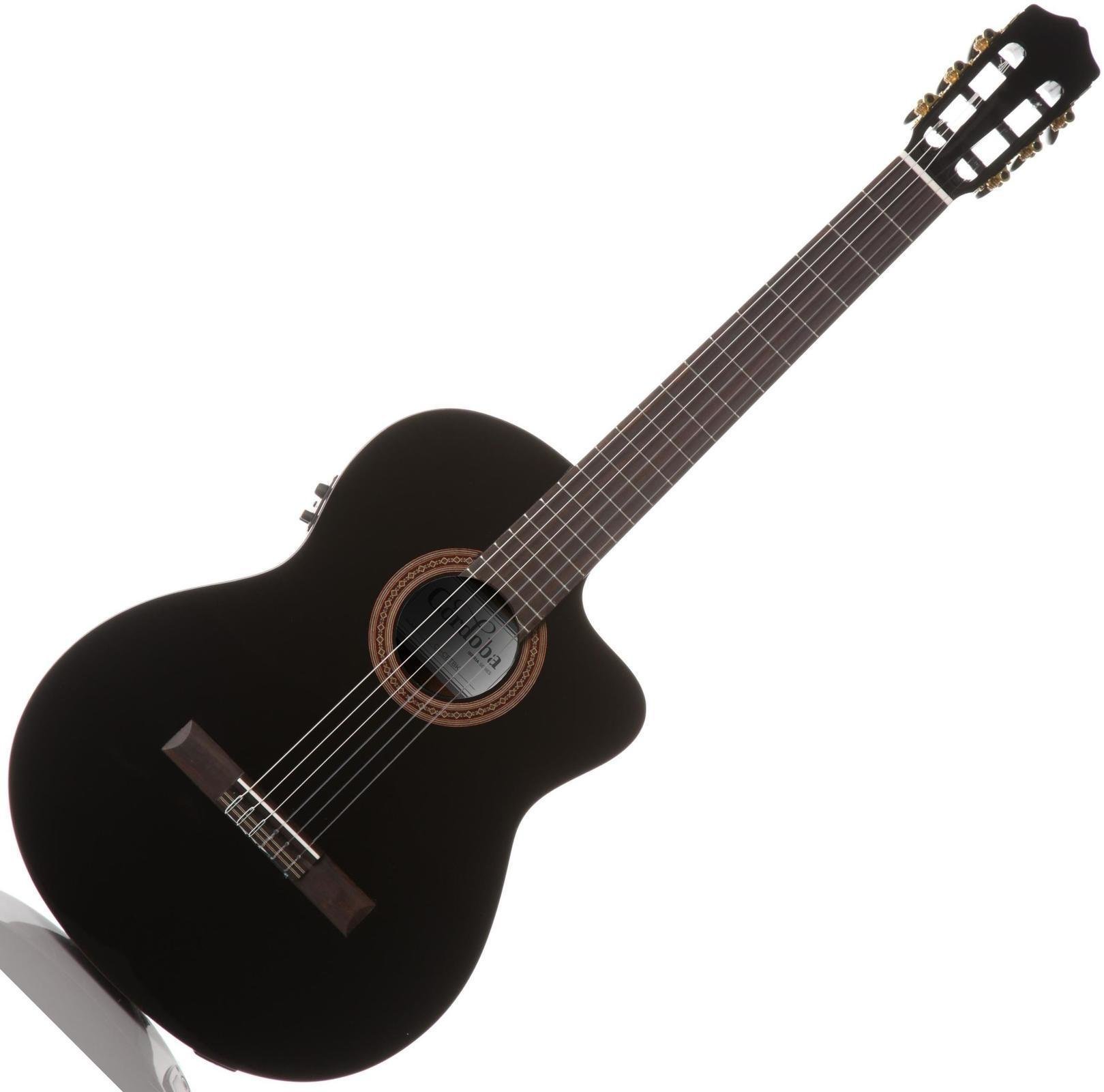Klassieke gitaar met elektronica Cordoba C5-CET 4/4 Zwart