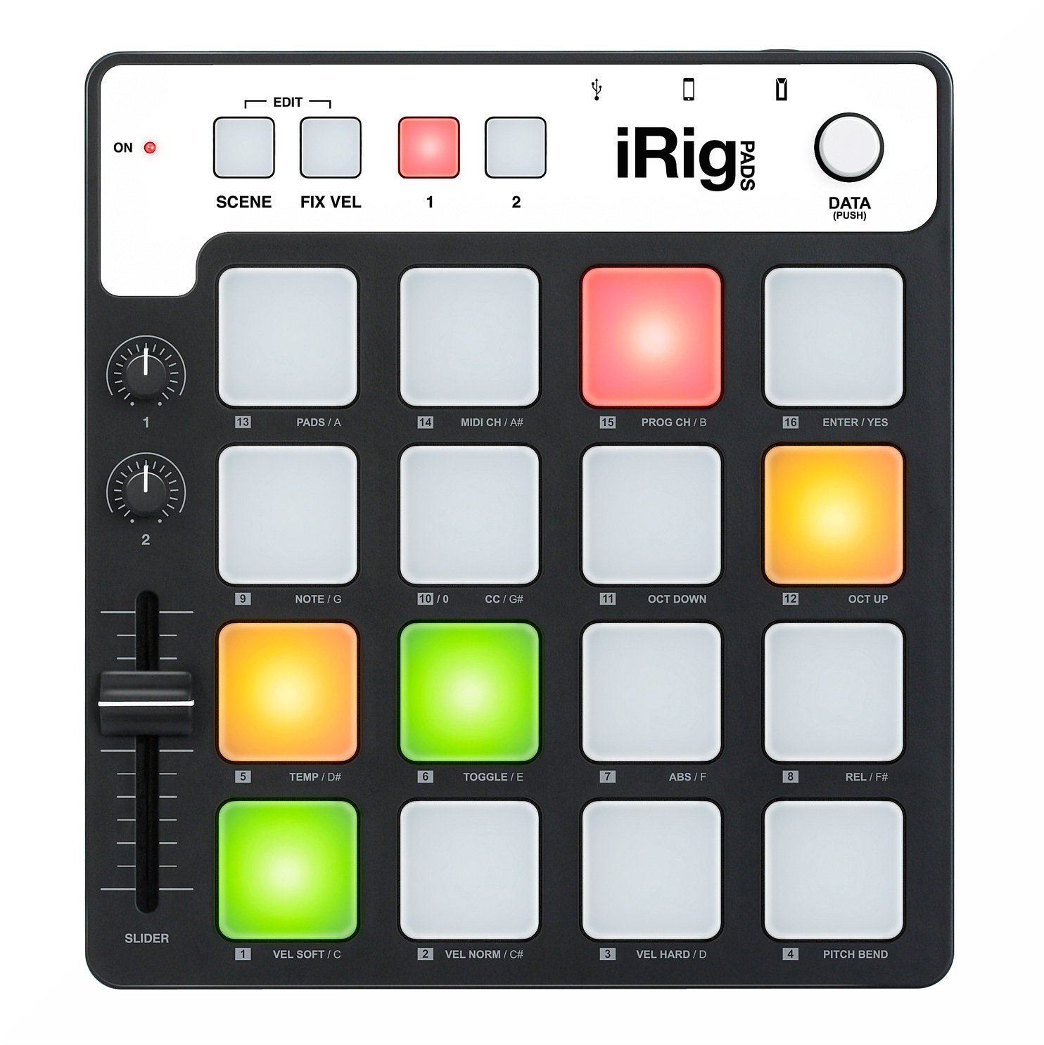 Kontroler MIDI, Sterownik MIDI IK Multimedia iRig Pads