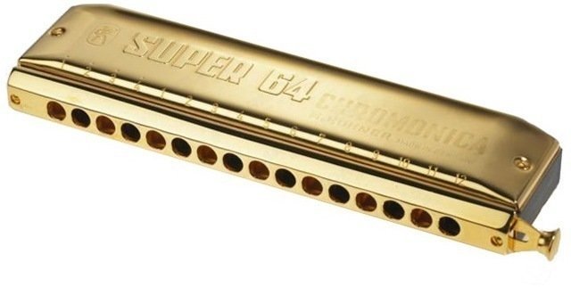 Chromatic harmonica Hohner Super 64 Gold