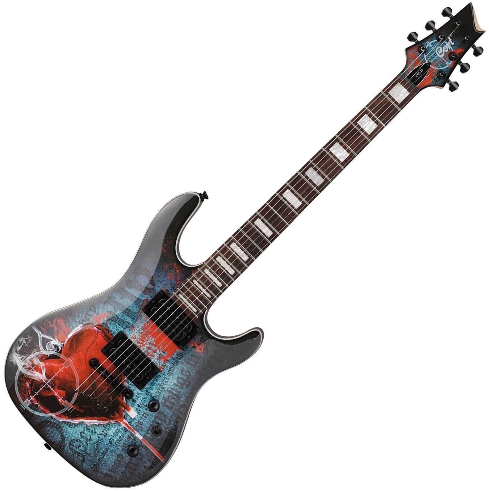 E-Gitarre Cort KX5-TF-BK