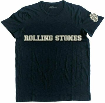 T-Shirt The Rolling Stones T-Shirt Logo & Tongue Navy L - 1