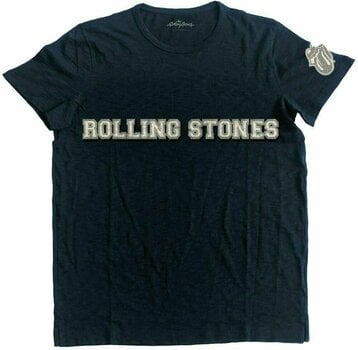 T-Shirt The Rolling Stones T-Shirt Logo & Tongue Navy M - 1