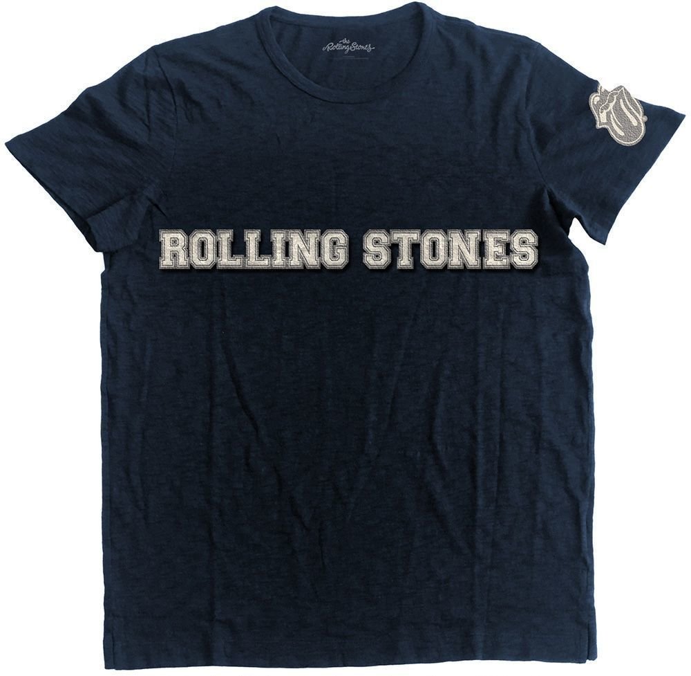 T-Shirt The Rolling Stones T-Shirt Logo & Tongue Navy 2XL