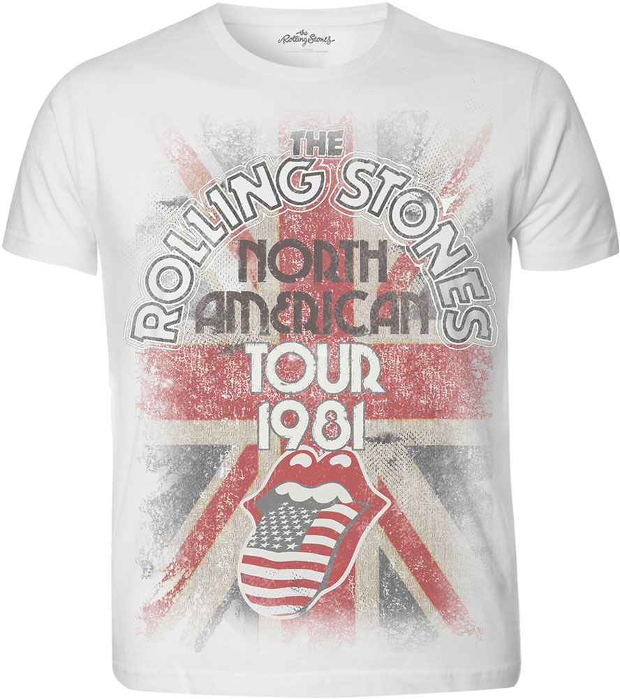 rolling stones north american tour 1981 shirt