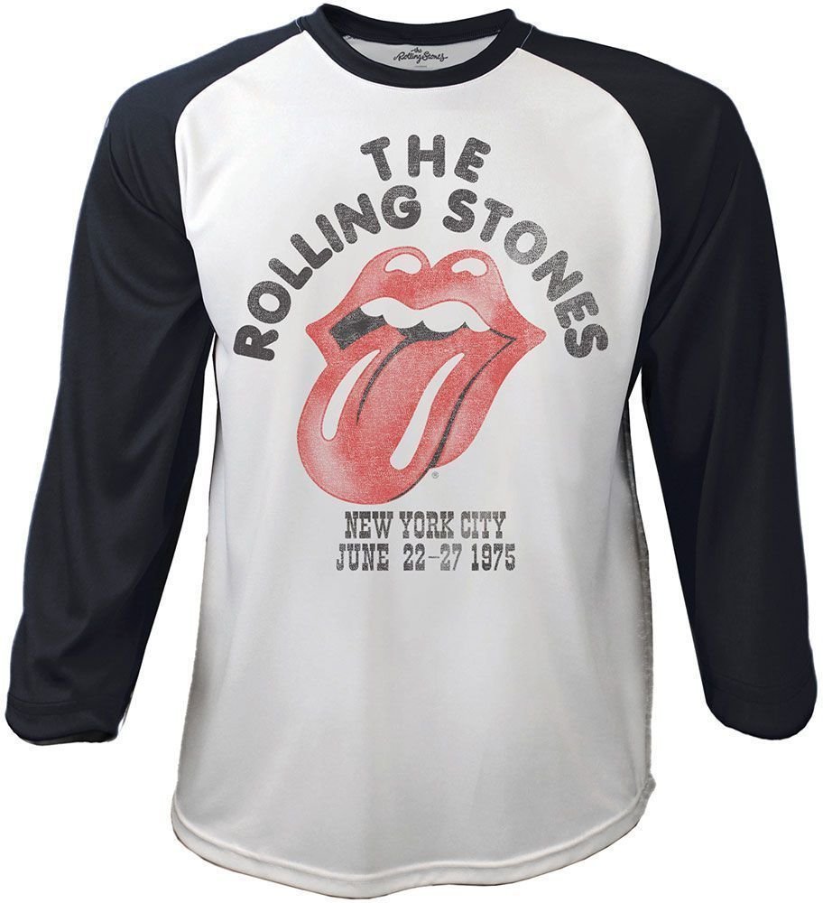 T-Shirt The Rolling Stones T-Shirt Raglan Black-White L