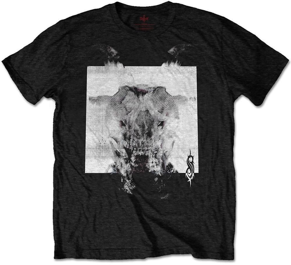 Camiseta de manga corta Slipknot Camiseta de manga corta Devil Single Unisex Black & White XL