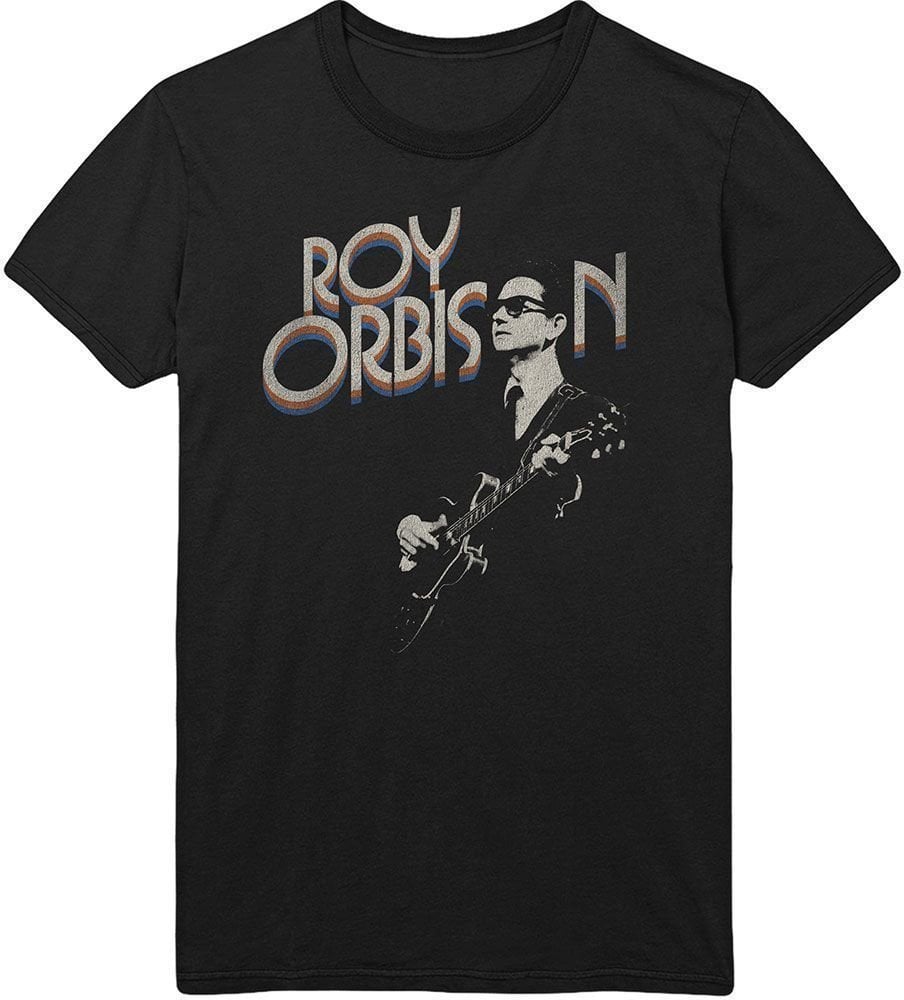 T-Shirt Roy Orbison T-Shirt Guitar & Logo Black L