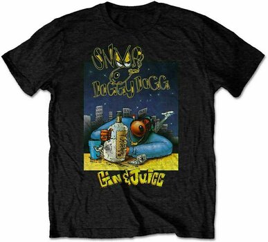 T-Shirt Snoop Dogg T-Shirt Gin & Juice Black S - 1