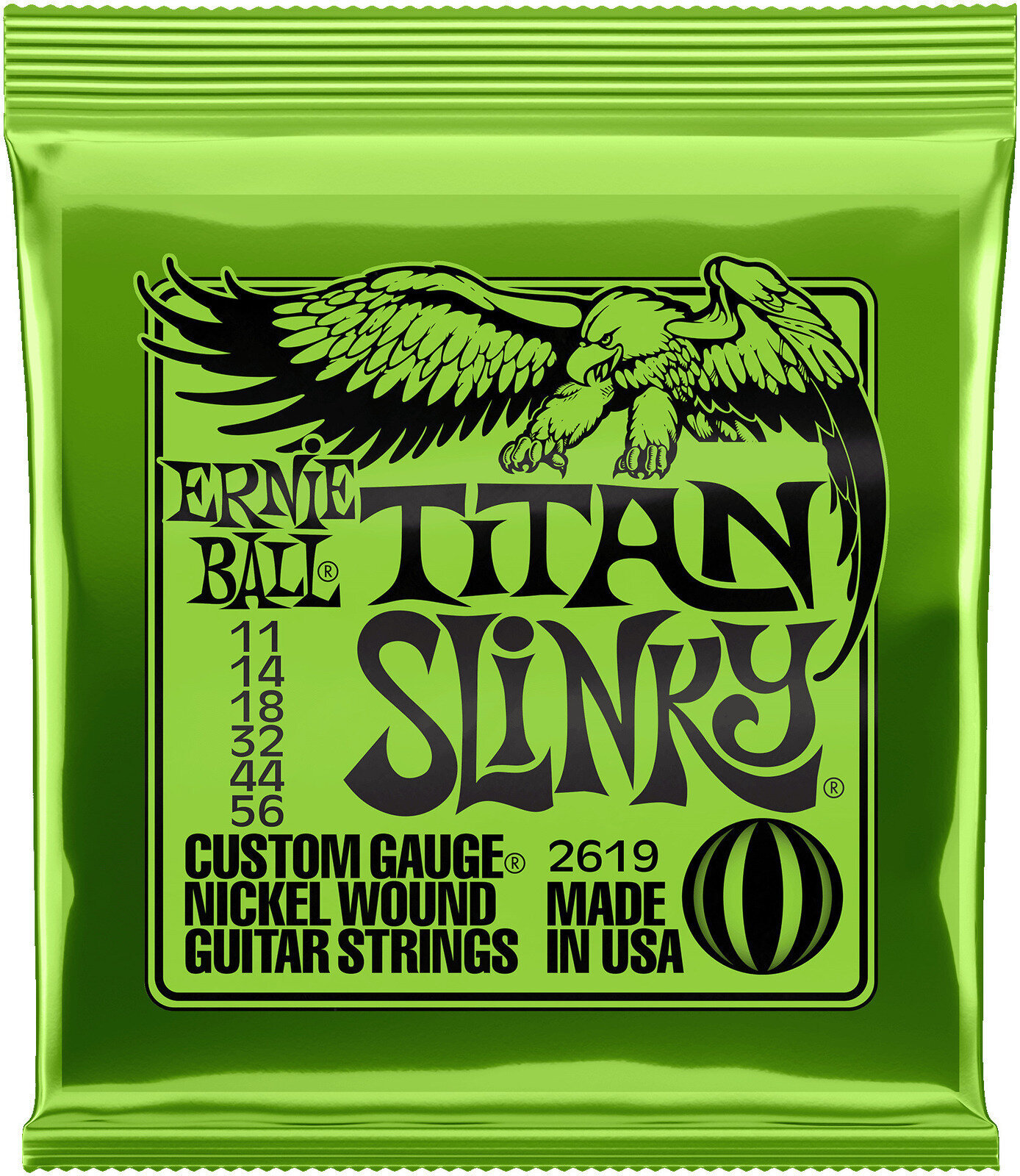 E-guitar strings Ernie Ball 2619 Titan Slinky E-guitar strings