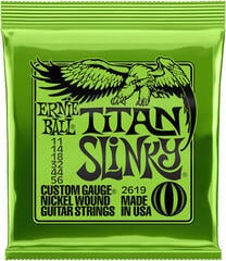 E-guitar strings Ernie Ball 2619 Titan Slinky E-guitar strings