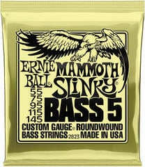 Bosinės gitaros stygos Ernie Ball 2823 Mammoth Slinky 5-String Bosinės gitaros stygos