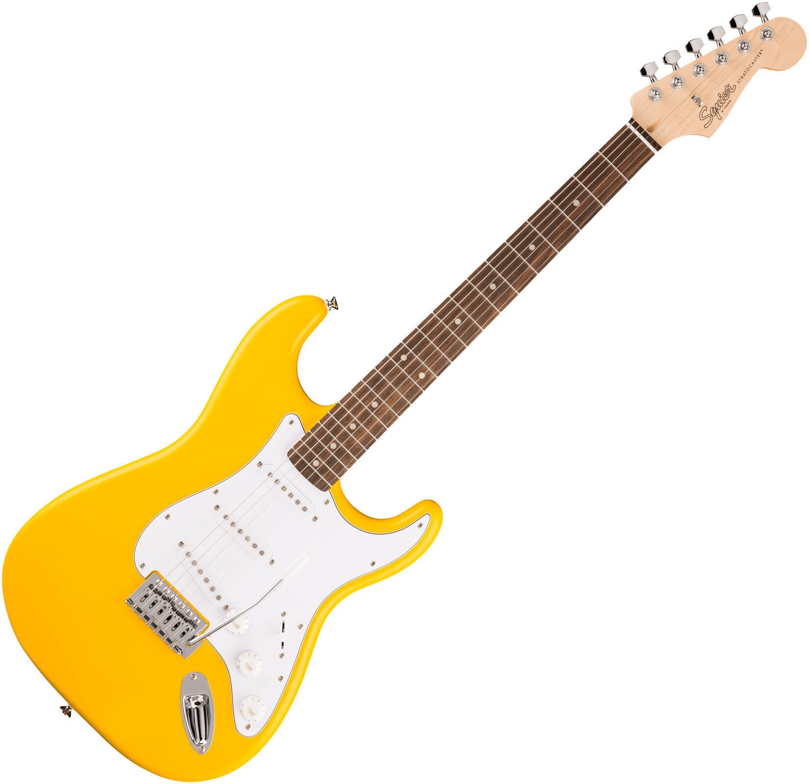 Gitara elektryczna Fender Squier Debut Collection Stratocaster LRL Graffiti Yellow Gitara elektryczna
