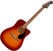 Електроакустична гітара Dreadnought Fender Redondo CE Garnet Burst Електроакустична гітара Dreadnought