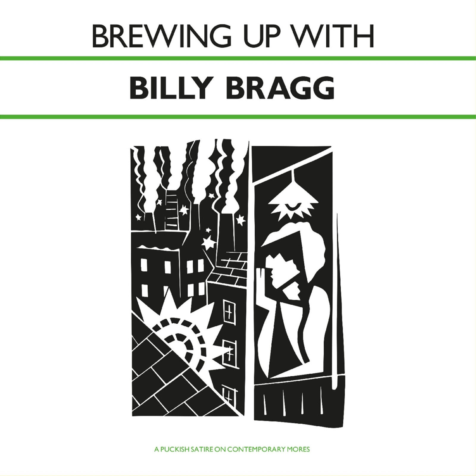 LP deska Billy Bragg - Brewing Up With Billy Bragg (Gatefold) (Limited Edition) (Solid Dark Green Coloured) (LP)
