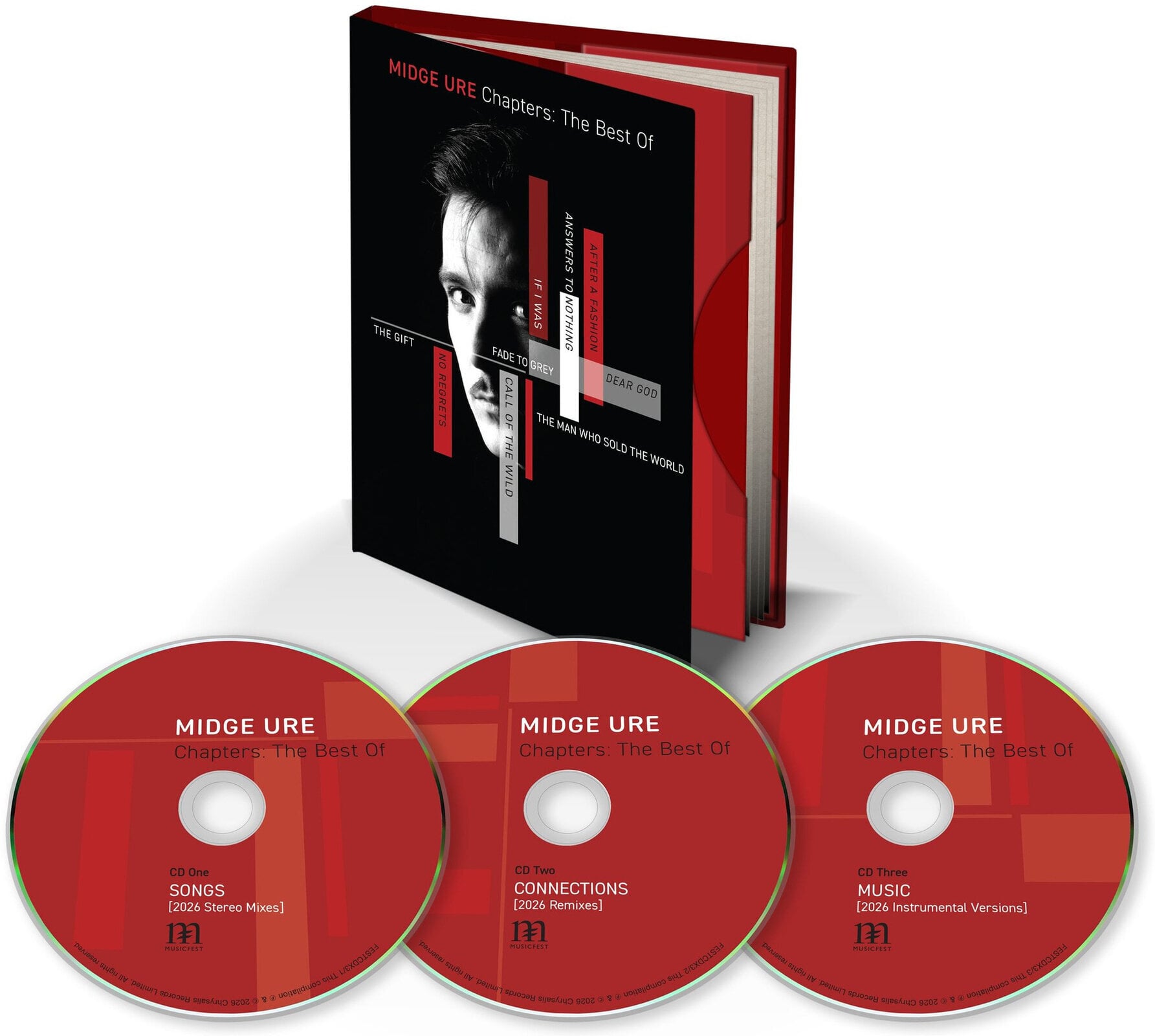 Music CD Midge Ure - Chapters: The Best Of (Deluxe Edition) (3 CD)