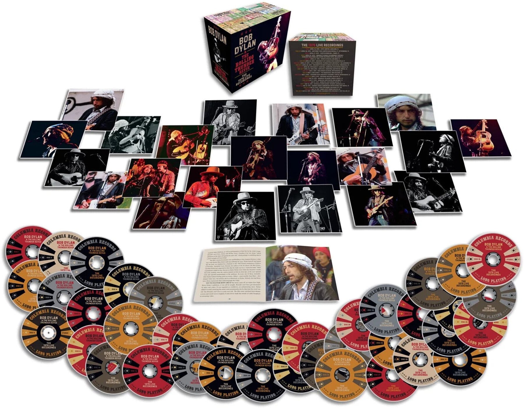 CD de música Bob Dylan - The Rolling Thunder Revue: The 1976 Live Recordings (Box Set) (39 CD)