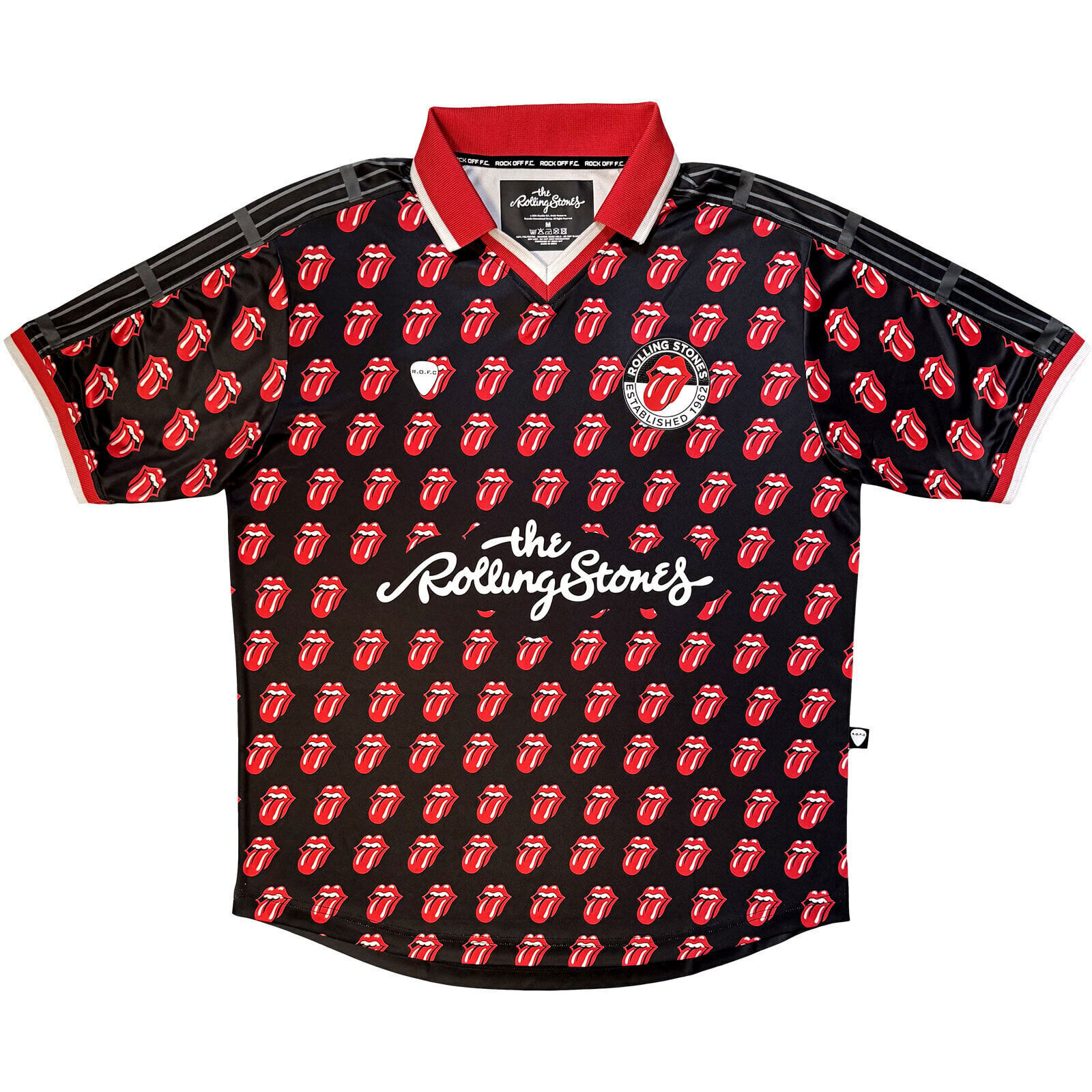 Camiseta de manga corta The Rolling Stones IORNR '62 (All Over Print) Black XL Camiseta de manga corta
