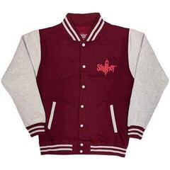 Chaqueta Slipknot 9 Point Star (Back Print) Maroon Red & Grey