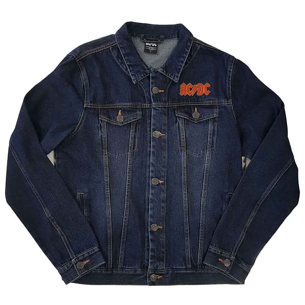 Chaqueta AC/DC Chaqueta About To Rock (Back Print) Denim Blue M