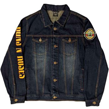 Jacket Guns N' Roses Jacket Appetite For Destruction (Back & Sleeve Print) Denim Blue XL - 1