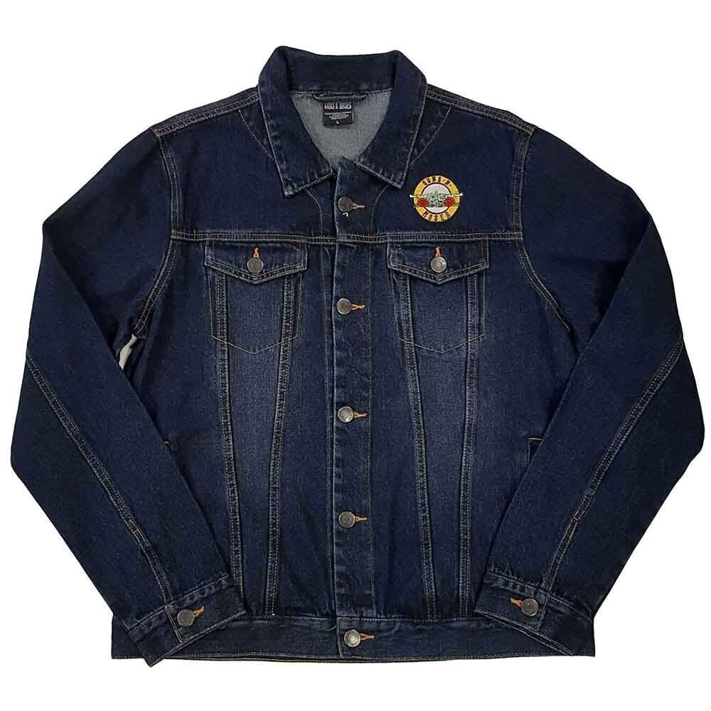 Jacket Guns N' Roses Jacket Classic Logo (Back Print) Denim Blue S
