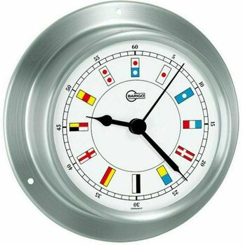 Marine Weather Instruments, Marine Clock Barigo Sky Quartz Clock Flags - 1