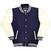 Σακάκι Notorious B.I.G. Σακάκι Crown (Back Print) Navy Blue & White L