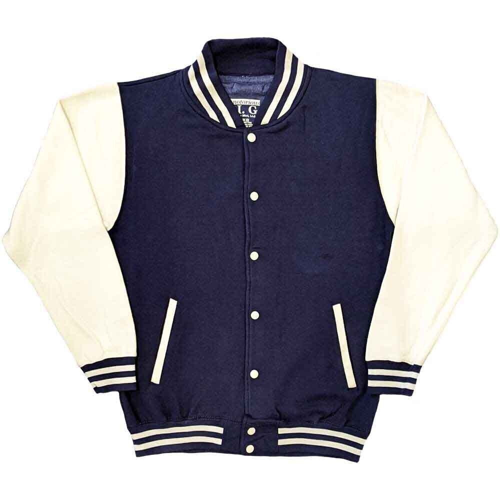 Chaqueta Notorious B.I.G. Chaqueta Crown (Back Print) Navy Blue & White S