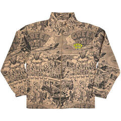 Jacket Green Day Jacket Dookie All Over Print (Back Print) Brown S