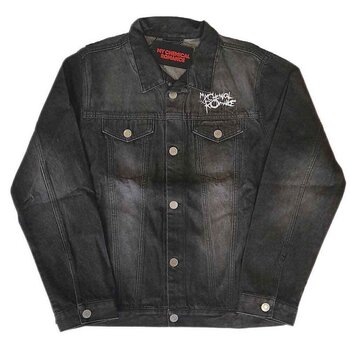 Jacket My Chemical Romance Jacket Logo (Back Print) Black Denim S - 1