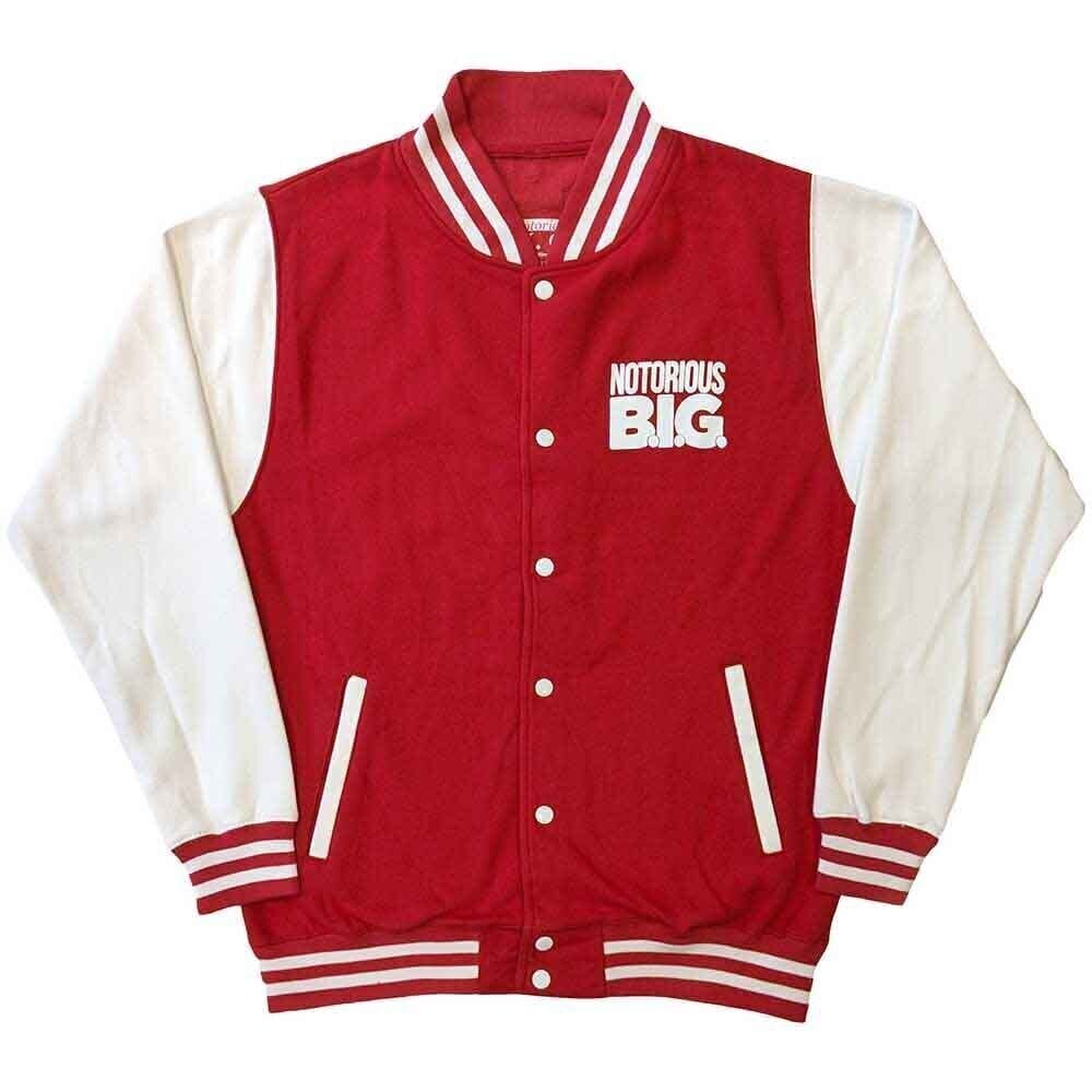 Jacket Notorious B.I.G. Jacket Reachstrings (Back Print) Red & White XL