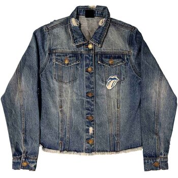 Jacket The Rolling Stones Jacket Script (Back Print) Light Denim Blue S - 1