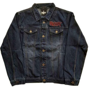 Jacket Slipknot Jacket Tribal Logo (Back Print) Denim Blue S - 1