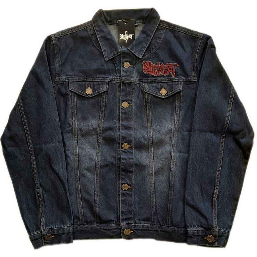 Jacket Slipknot Jacket Tribal Logo (Back Print) Denim Blue XL