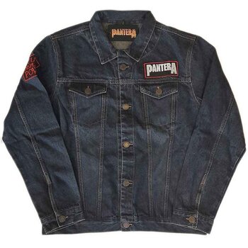 Jacket Pantera Jacket Vulgar Display of Power (Back & Sleeve Print) Black S - 1