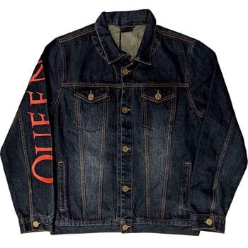 Chaqueta Queen Chaqueta White Crest (Back Print) Denim Blue L - 1
