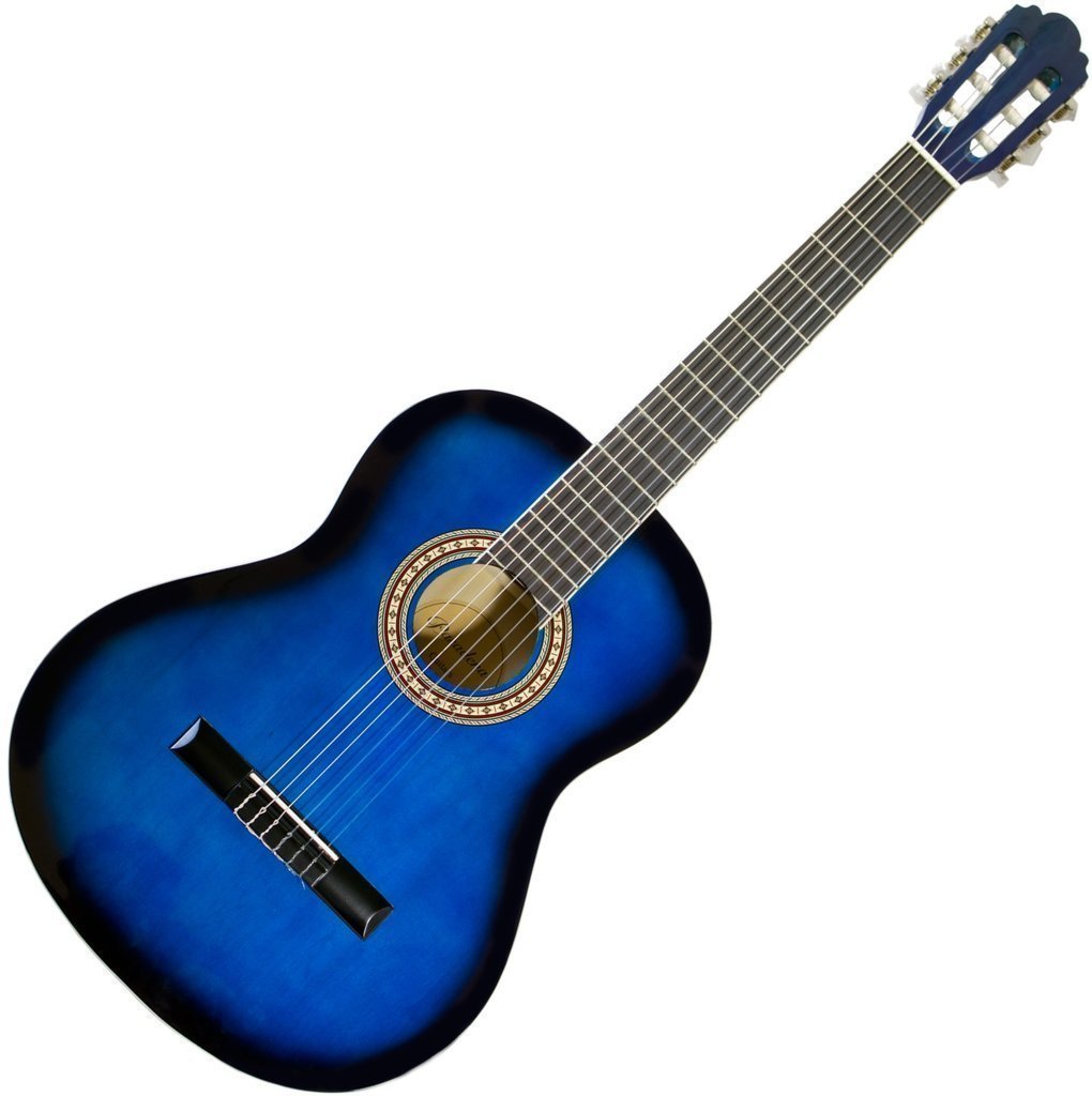 Chitară clasică mărimea ¾ pentru copii Pasadena CG161 3/4 Blue Burst