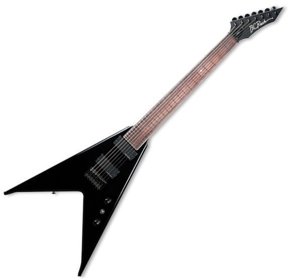 Elektrische gitaar BC RICH JRVGL7BK JRV Lucky 7 Gloss Black