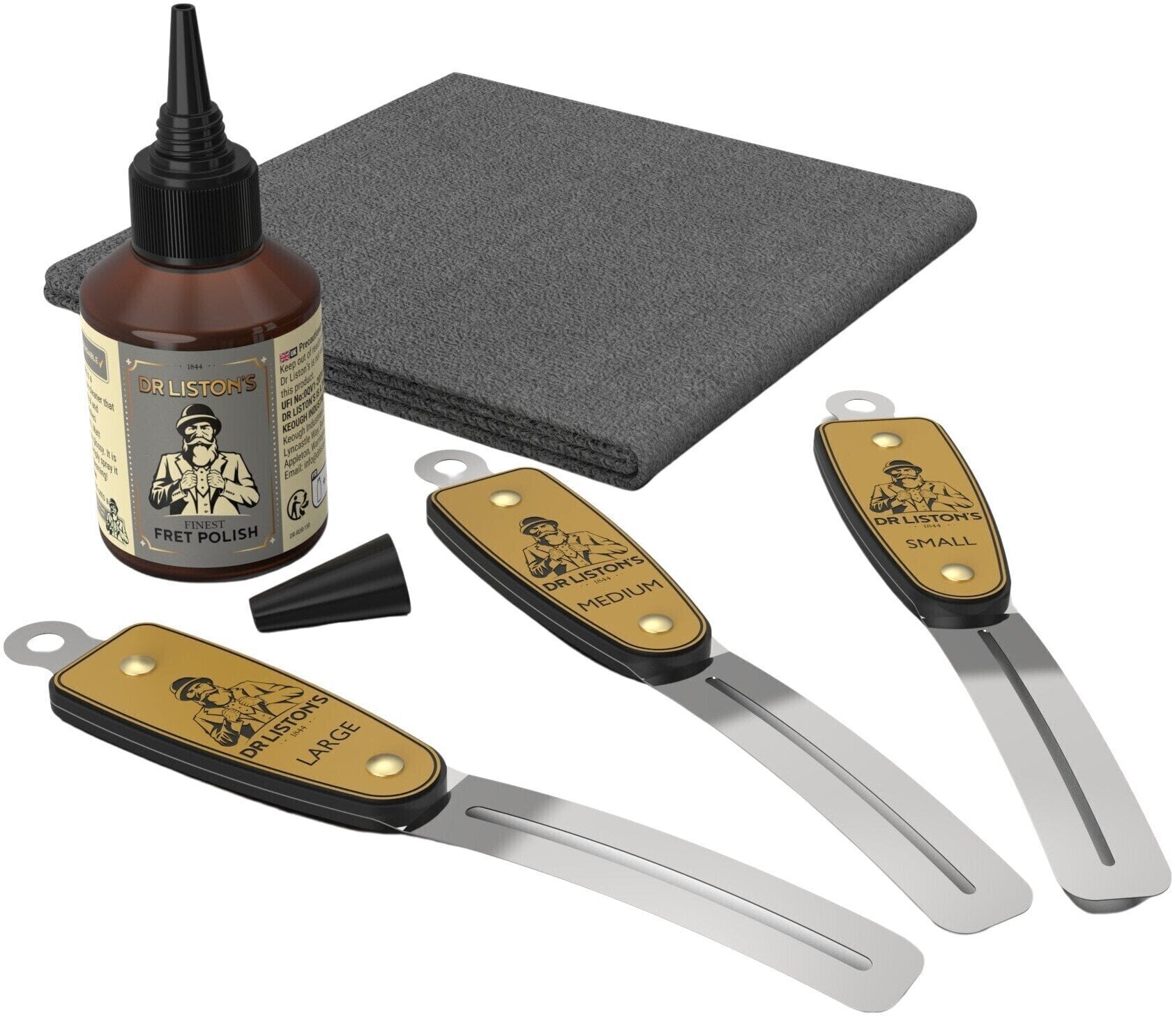 Outil de maintenance de guitare Dr. Liston's  Ultimate Fret Polishing Kit Outil de maintenance de guitare