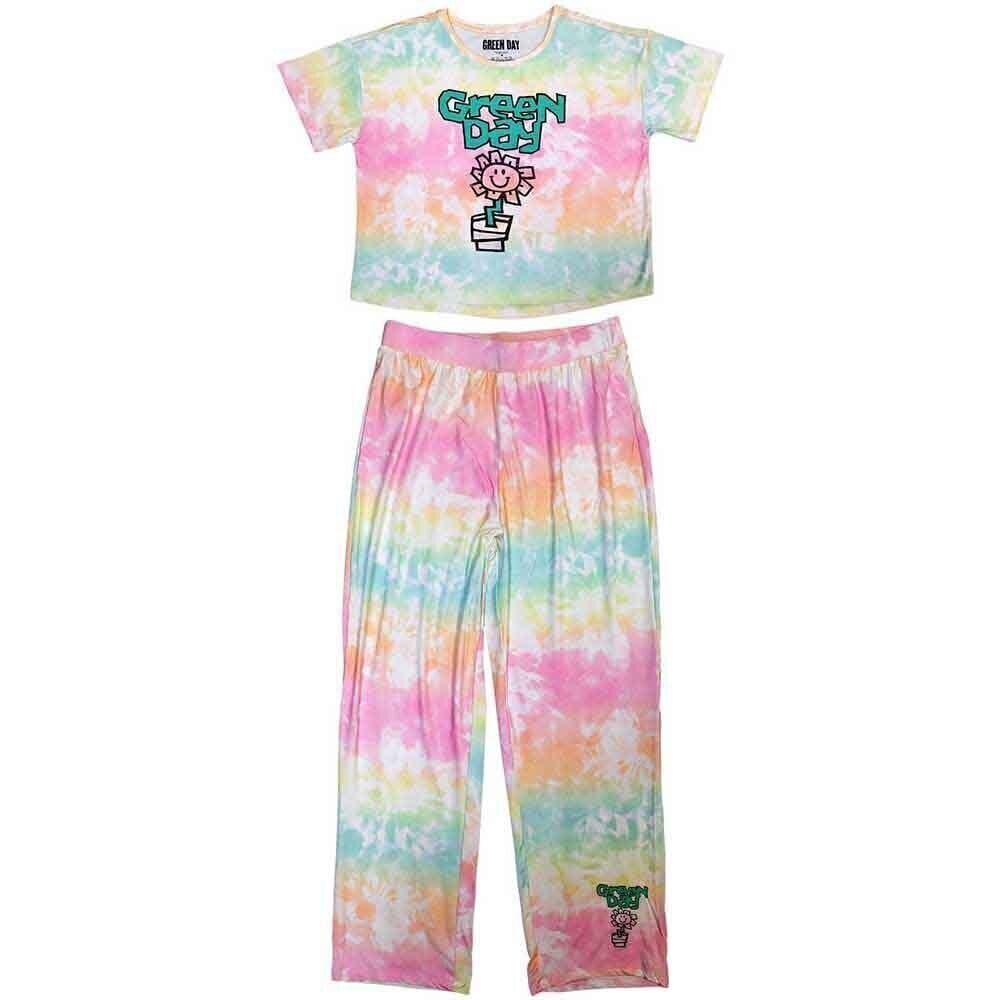 Pajamas Green Day Flower Pot Ladies Pajamas