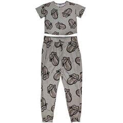 Pajamas The Rolling Stones Heart Tongue Ladies Pajamas