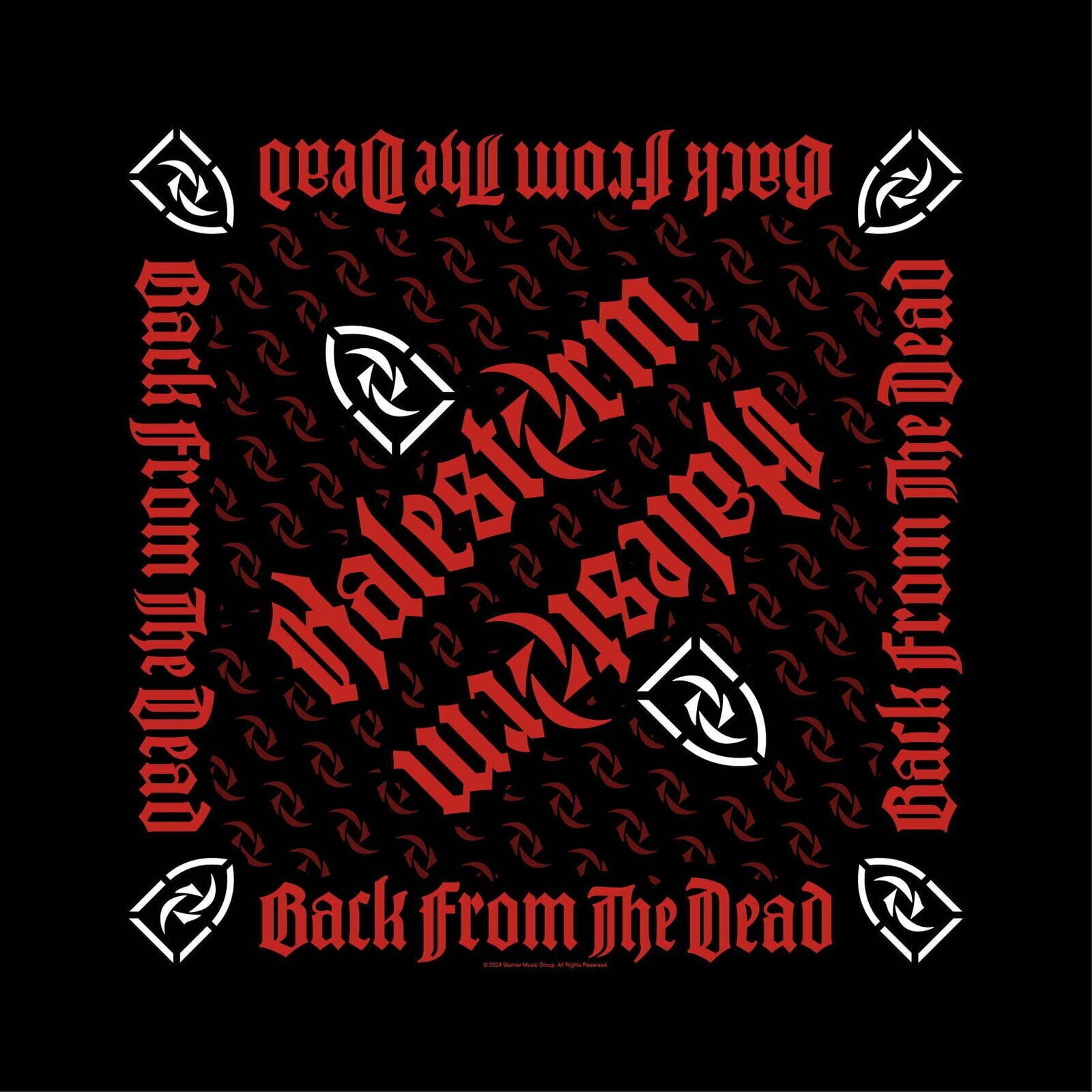 Scarf Halestorm Scarf Back From The Dead Black