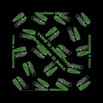 Scarf Type O Negative Scarf Coffins Black - 1
