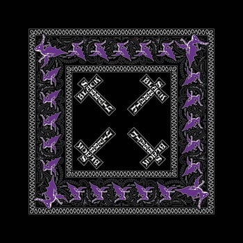 Scarf Black Sabbath Scarf Cross Logo Black - 1